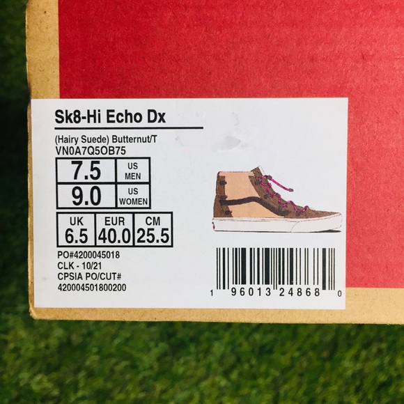 VANS, New Vans Sk8- Hi Echo Dx “Hairy suede” - Picture 9 of 9